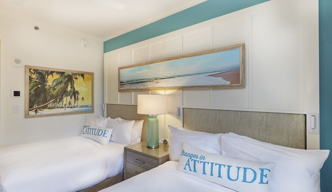 Room with two double beds at Margaritaville Resort Times Square